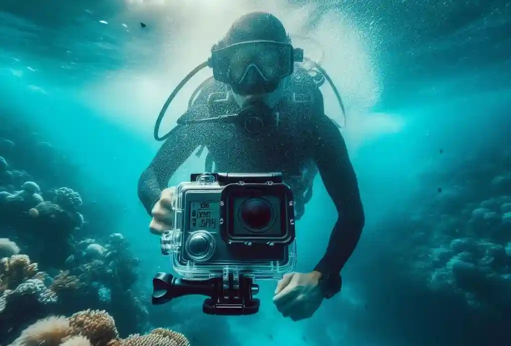 GoPRO Hero 13 Unterwassergehäuse mit Taucher