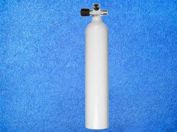 Tauchflasche 3 Liter Luxfer Alu mit Brückenventil links
