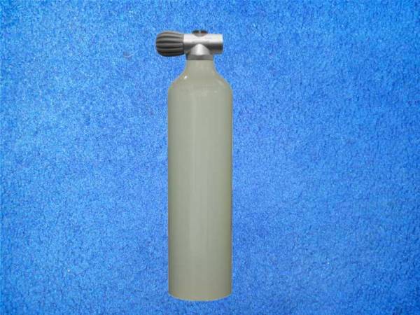 Alu Tauchflasche 3 Liter mit Rebreather Ventil