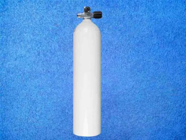 Tauchflasche Luxfer Alu 50 cuft mit Brückenventil rechts
