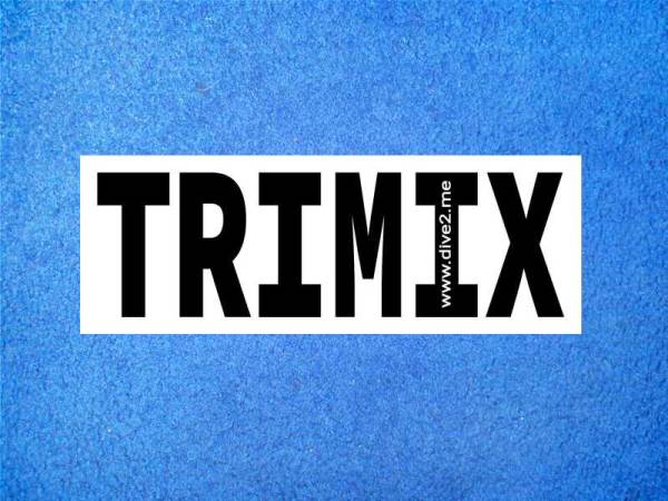 Trimix - Aufkleber - Klein