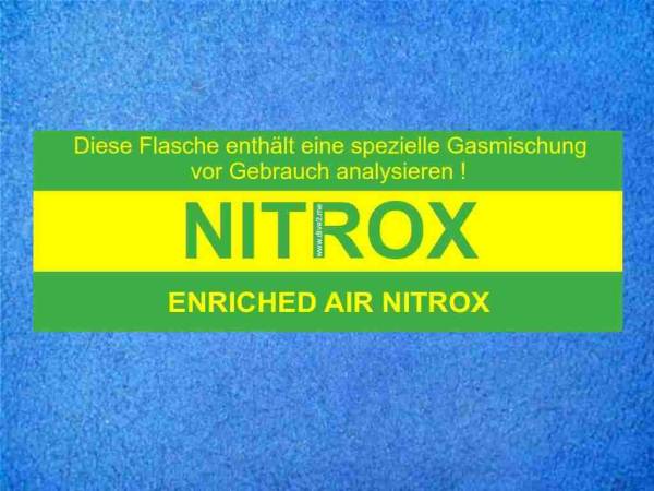 Aufkleber Nitrox