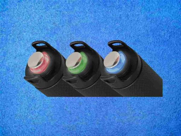 Preview: Bigblue AL1300NPT Tauchlampe Preview: Akkustatus für Bigblue AL1300NP Tail Tauchlampe