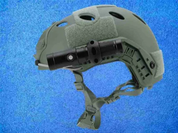 Bigblue Tauchhelm Grau XL, seitlich mit Lampe