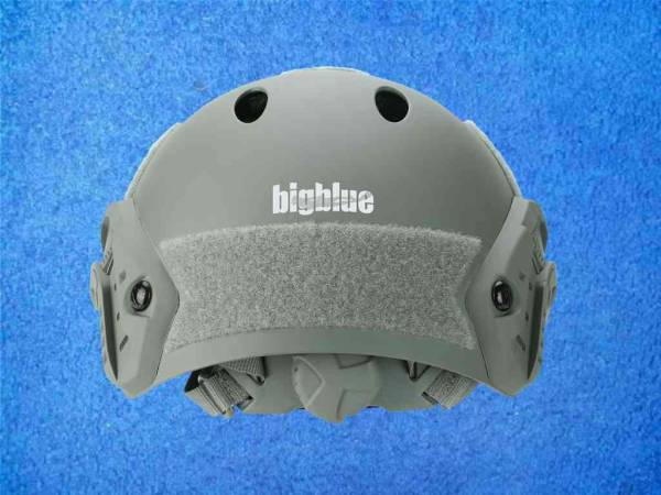 Preview: Bigblue Tauchhelm Grau in XL für Taucher Preview: Bigblue Tauchhelm Grau XL für Höhlentaucher, hinten