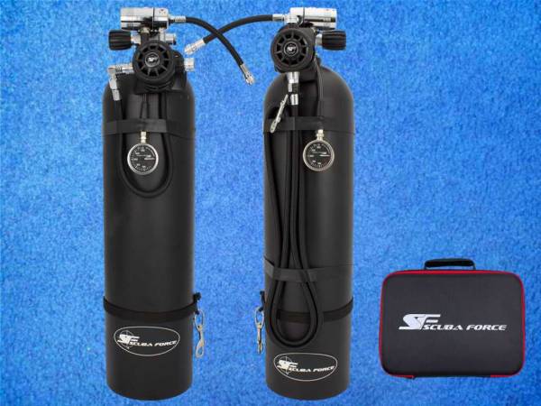 Atemregler Scubaforce Black Devil Sidemount Set