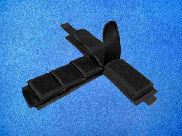 Bleisystem Sidemount Diamond, geöffnete Taschen