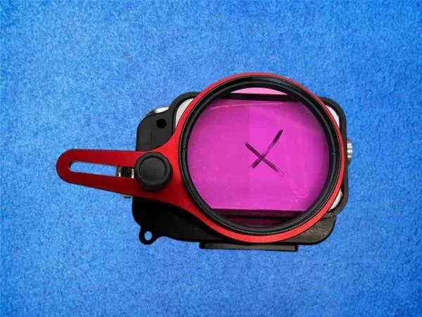Carbonarm Filter Adapter für Unterwassergehäuse mit Magentafilter