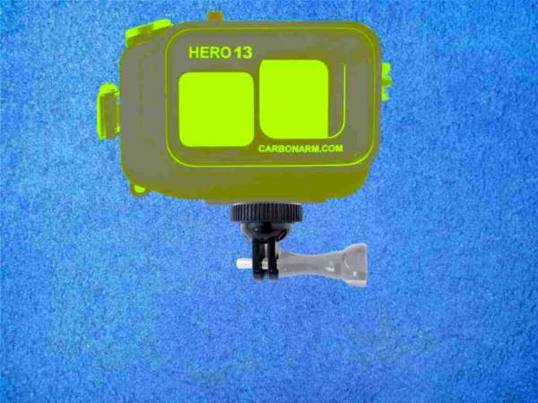 Preview: Adapter GoPRO - 1/4 Preview: Adapter GoPRO 1/4 Kodak-Gewinde am Gehäuse