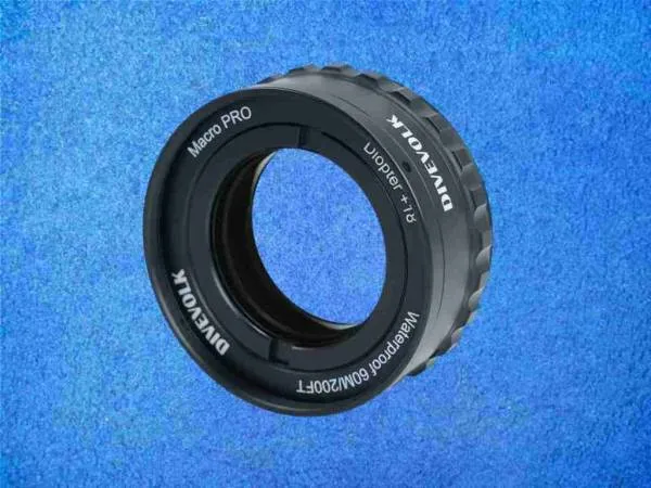Divevolk Makroobjektiv PRO +18 mit 67mm Gewinde - vorne