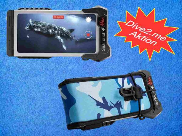 Divevolk SeaTouch 4 MAX Smartphonegehäuse mit Cover