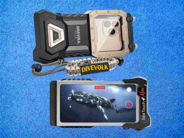 Preview: Divevolk - SeaTouch 4 MAX Plus Smartphonegehäuse Preview: Divevolk SeaTouch 4 MAX Plus Smartphonegehäuse beide seiten