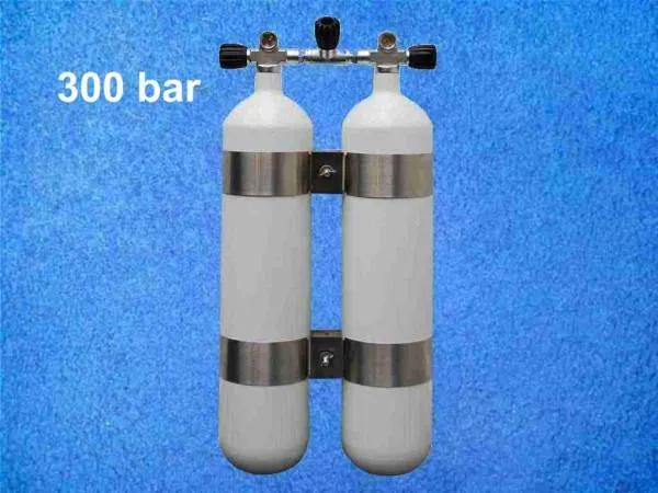 Doppel Tauchflasche D7 300 Bar - Bild 2