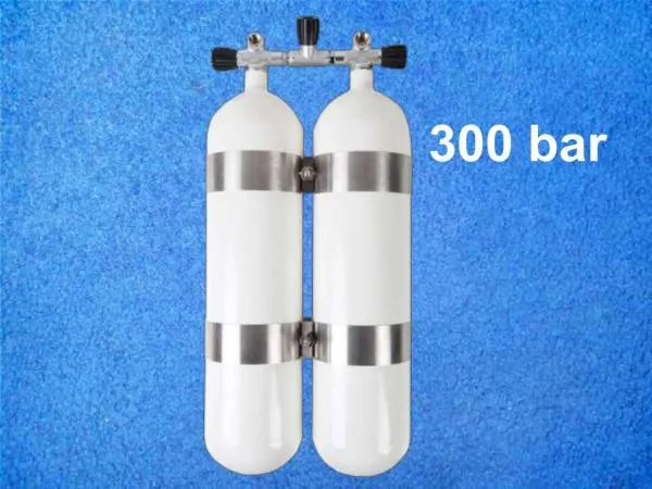 Doppel Tauchflasche D10 300bar - Bild 2