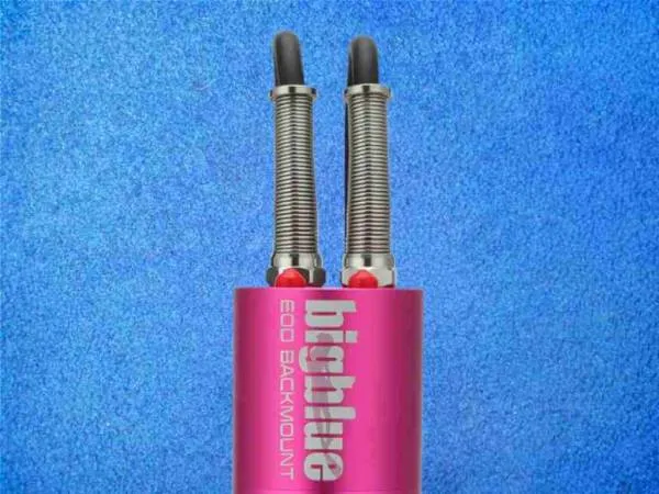 Bigblue EOD Akkutank, Pink, Dual Schalter