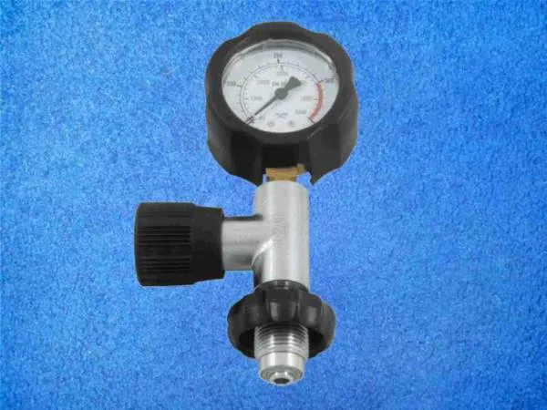 flaschenprüfmanometer mit 5/8 bis 300bar