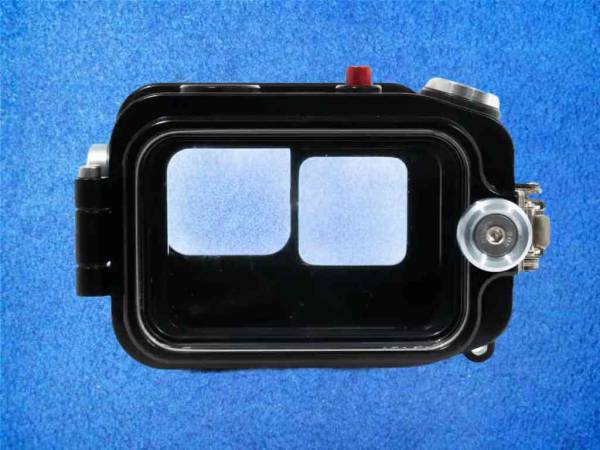 Preview: GoPRO Hero 13 Unterwassergehäuse von Carbonarm Preview: GoPRO Hero 13 Unterwassergehäuse hinten