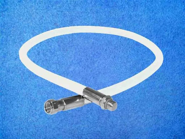 Gummi HD-Schlauch 60cm in Weiss