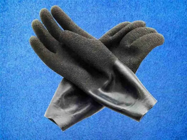 Handschuhe mit konischer Latex Manschette Grösse: XL