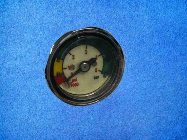 Preview: Mini Finimeter 350 bar, oben von der seite