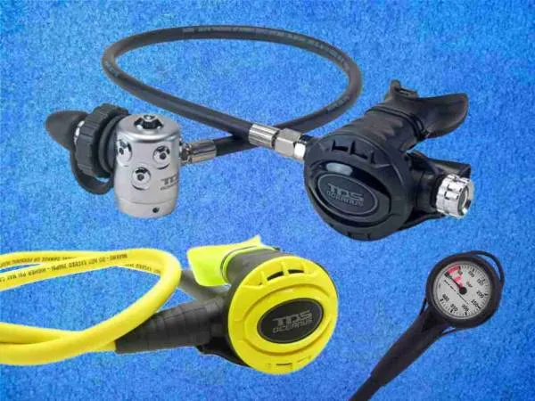TDS Atemregler Set Oceanus Pro mit Octopus und Fini