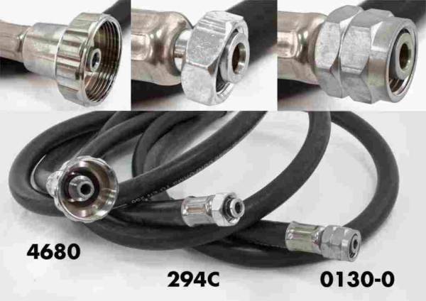 Preview: unterwPoseidon Mitteldruckschläuche - verschiedene Anschlüsse