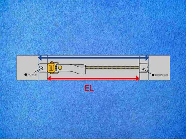Preview: reissverschluss kunststoff, länge