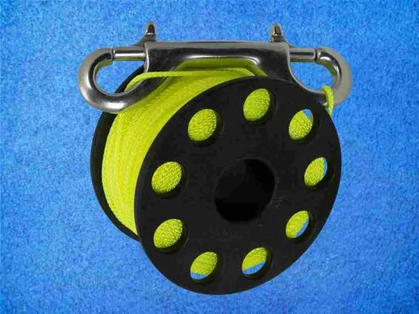 Spool 30 mtr gelber Nylon-Leine