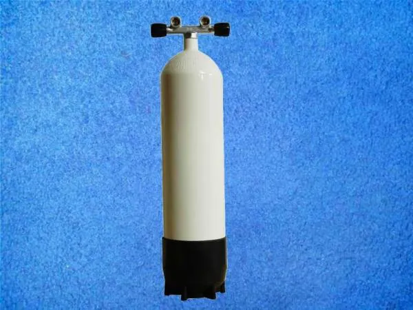 Tauchflasche 12 Liter 300 bar mit Twinventil