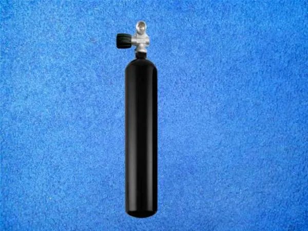 Tauchflasche 3 Liter 300 bar mit Mono-Ventil Links