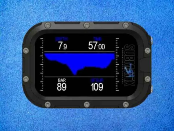 Submatix Handset Tauchcomputer - Tauchkurve