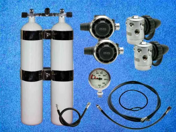 Atemregler Set TDS Proteus mit D8,5 konkav