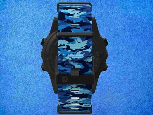 shearwater teric armbänder BLUE SHARK CAMO (Long)