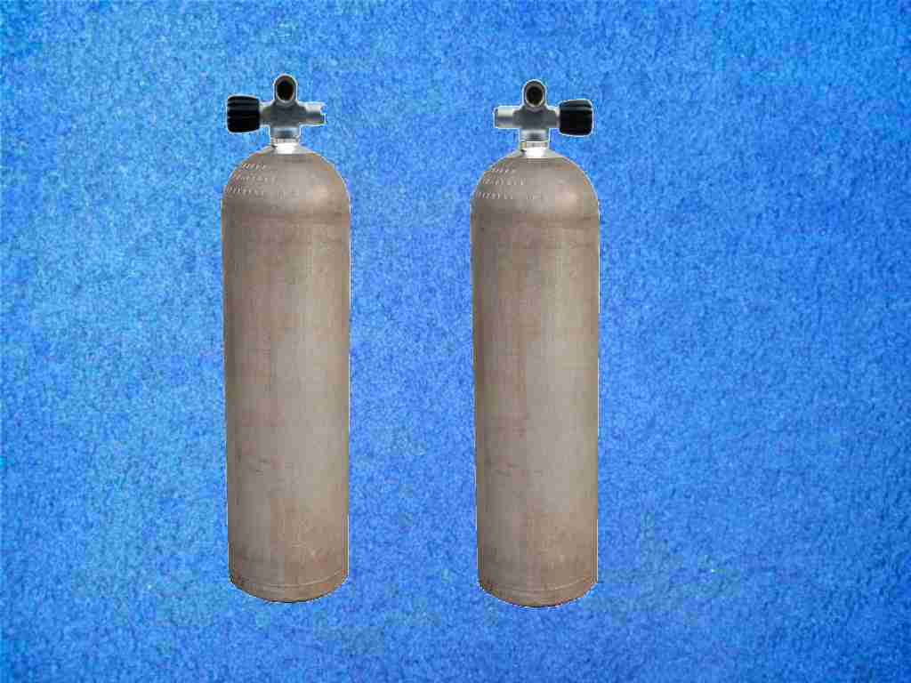 2x Aluflaschen 11 ltr