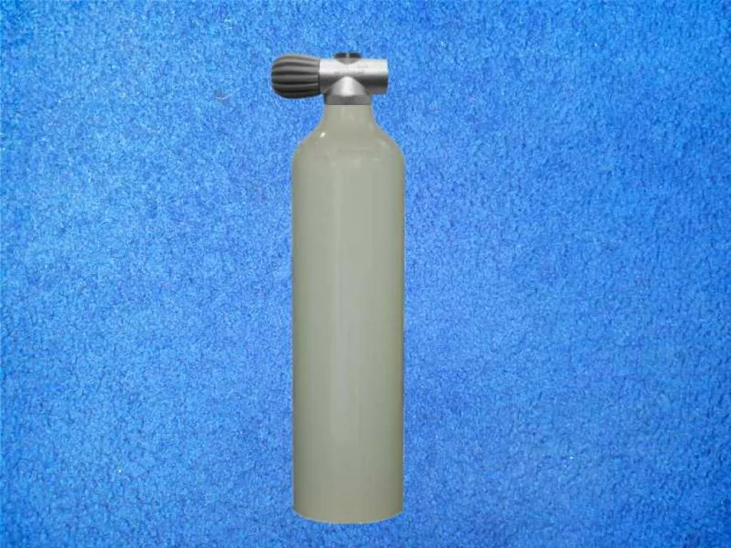 Alu Tauchflasche 3 Liter mit Rebreather Ventil