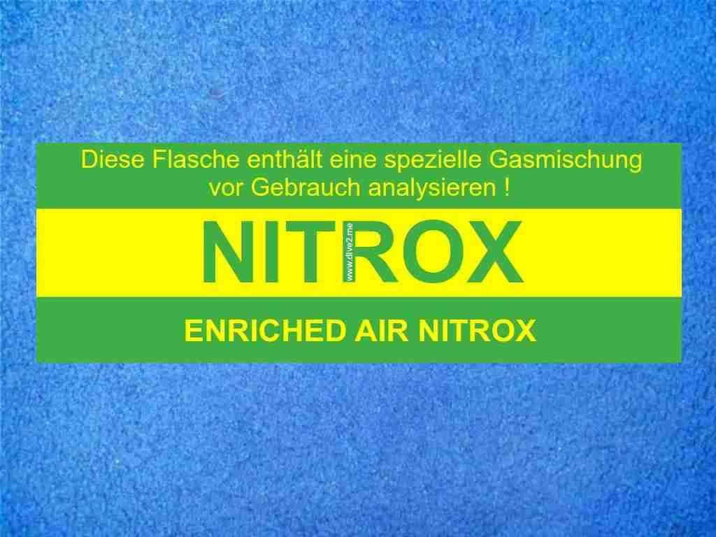 Aufkleber Nitrox