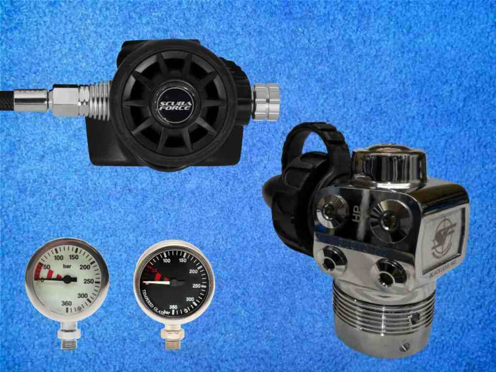 Scubaforce Black Devil Pro Atemregler Stage Set