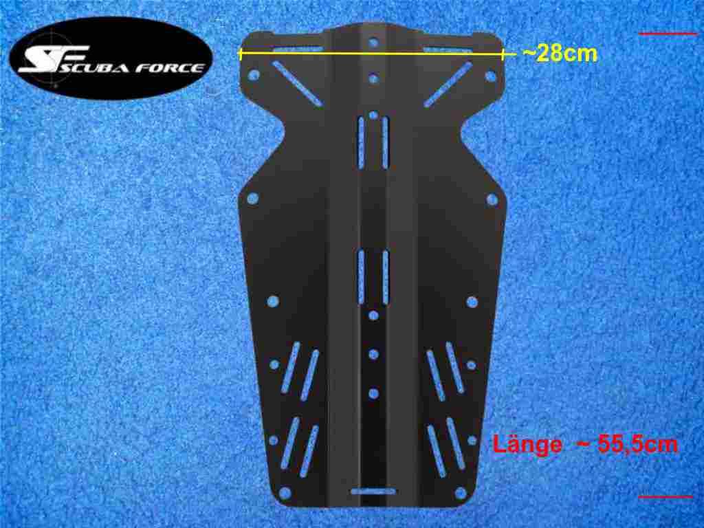 scubaforce sceleton backplate long