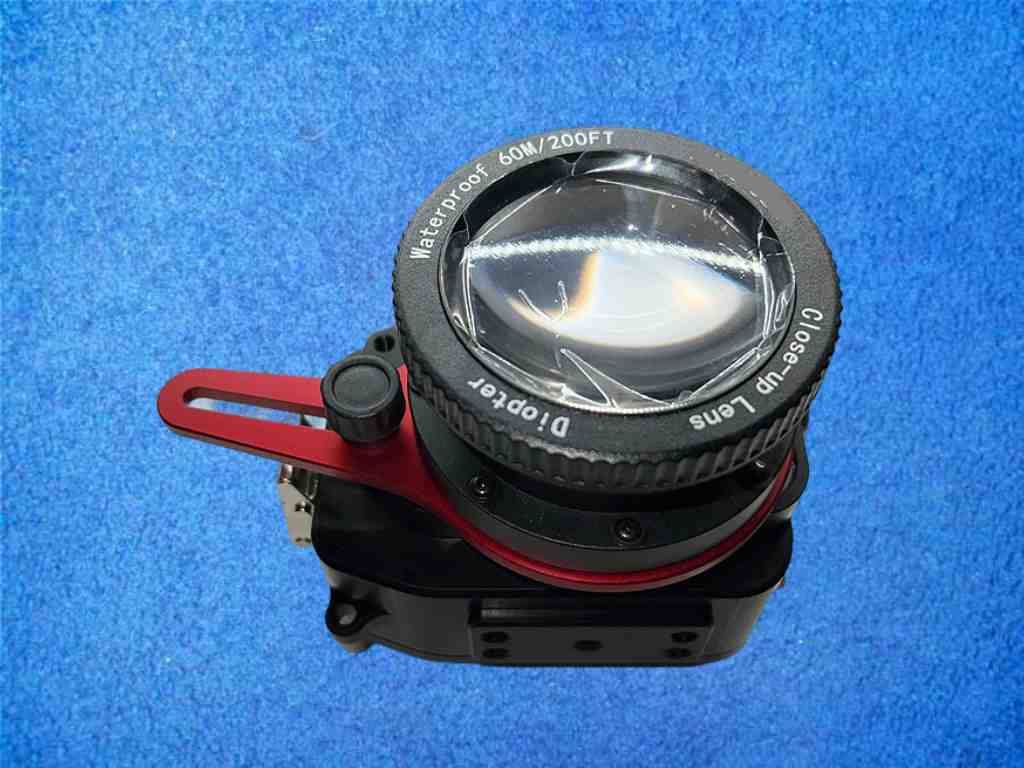 Carbonarm Filter Adapter für Unterwassergehäuse mitMarcolinse