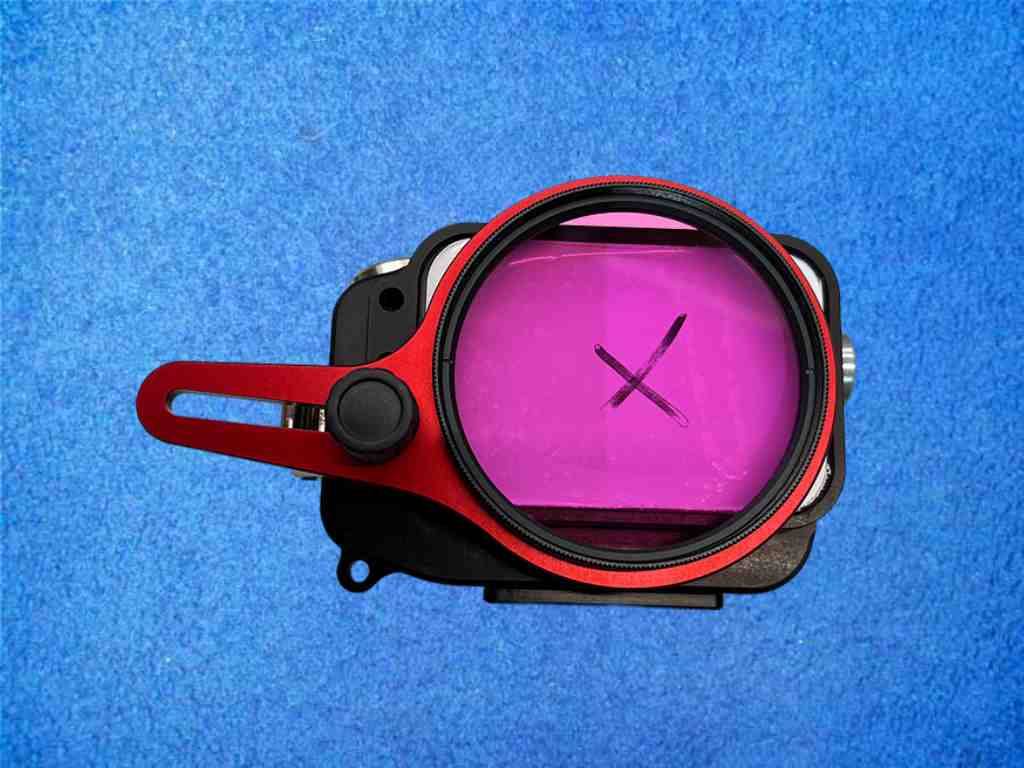Carbonarm Filter Adapter für Unterwassergehäuse mit Magentafilter