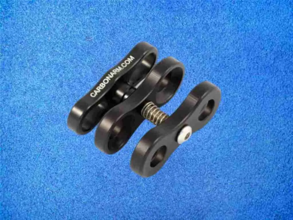 Carbonarm Klemmschelle 2-fach - seitlich