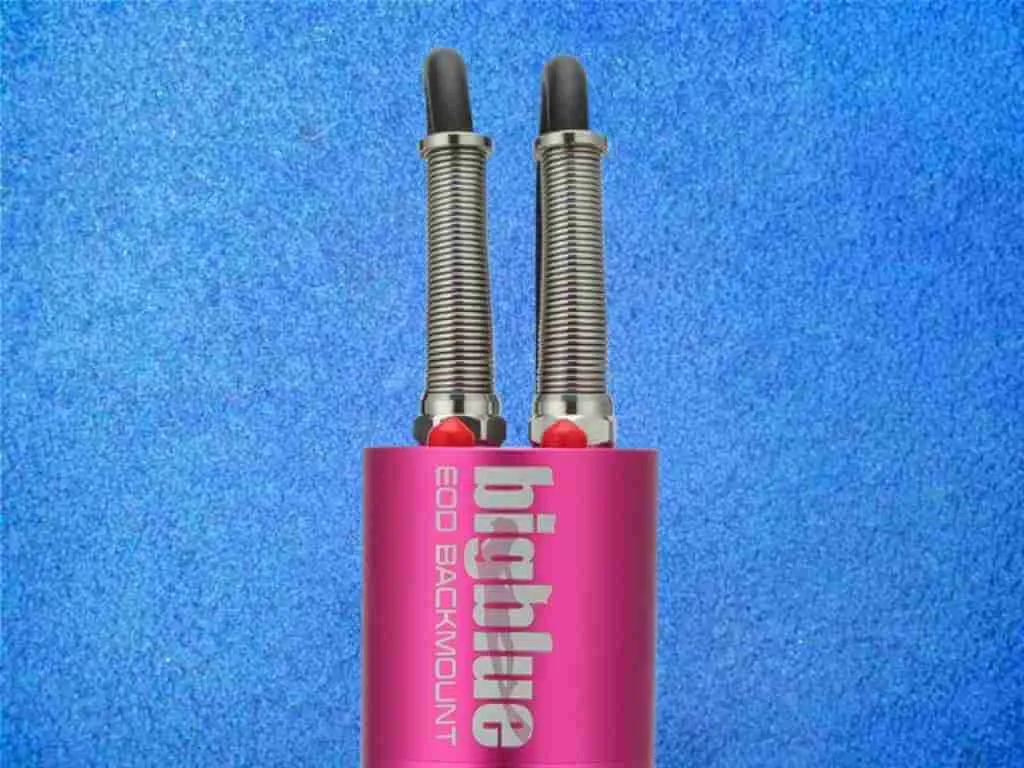 Bigblue EOD Akkutank, Pink, Dual Schalter