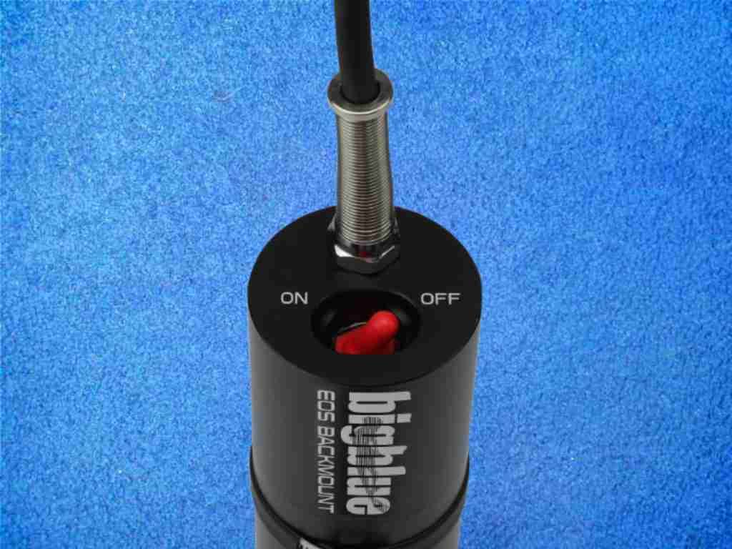 Bigblue EOS Kopf schwarz, an / aus