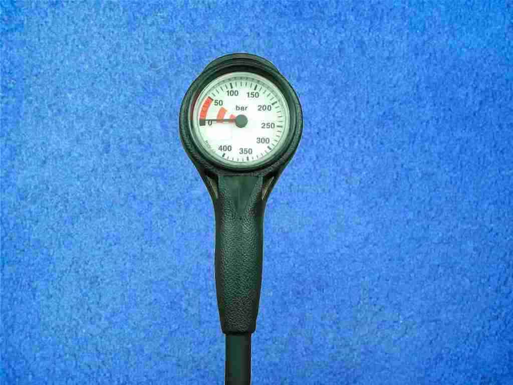 Finimeter 300bar in Hülle & 80cm Hochdruck-Schlauch
