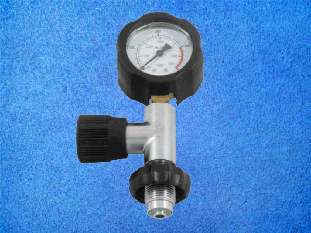 flaschenprüfmanometer mit 5/8 bis 300bar