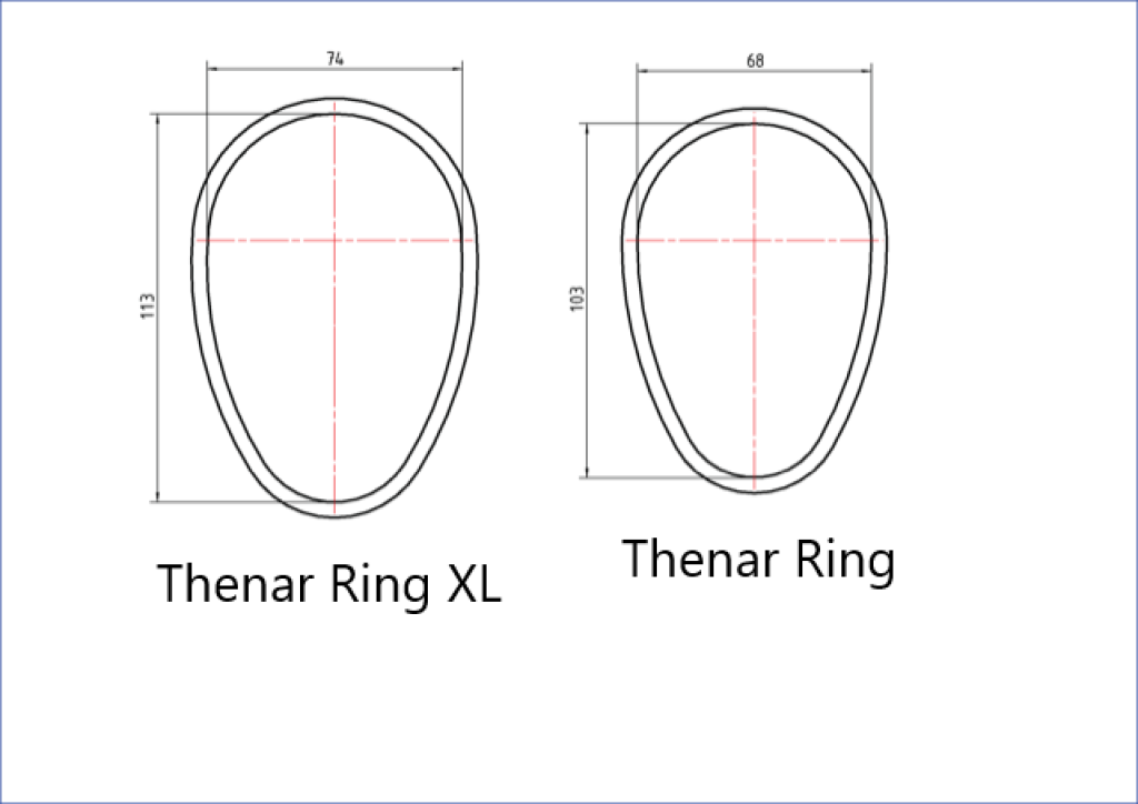 Scubaforce Thenar Ring-Set - XL Masse Scubaforce Thenar Ring-Set - XL Masse