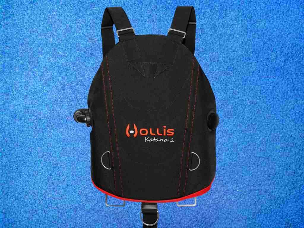 Hollis SMS Katana 2 Single Sidemount Jacket hinten Hollis SMS Katana 2 Single Sidemount Jacket hinten
