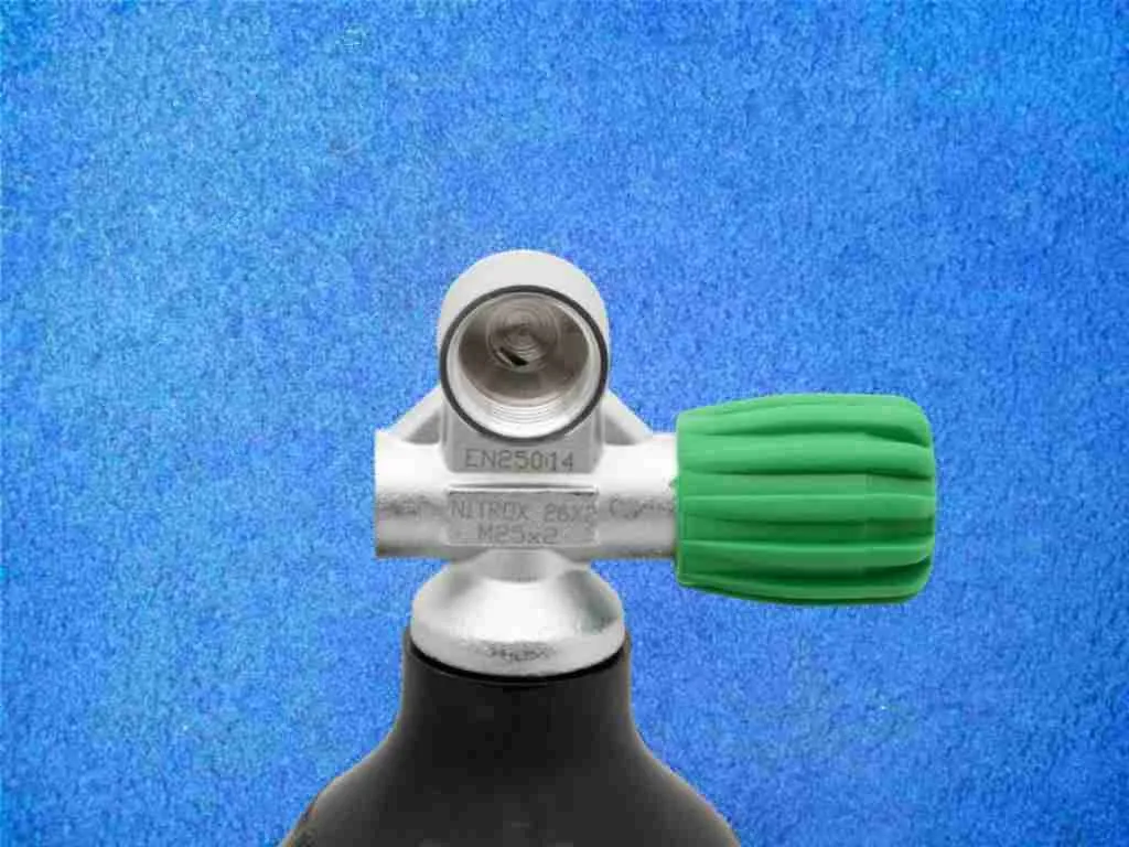 Nitrox Flaschenventil M26x2 Rechts, vorne