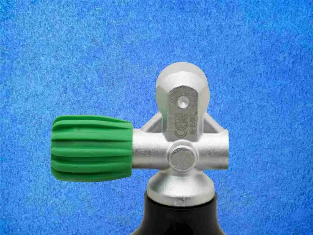 Nitrox Flaschenventil M26x2 Rechts, hinten
