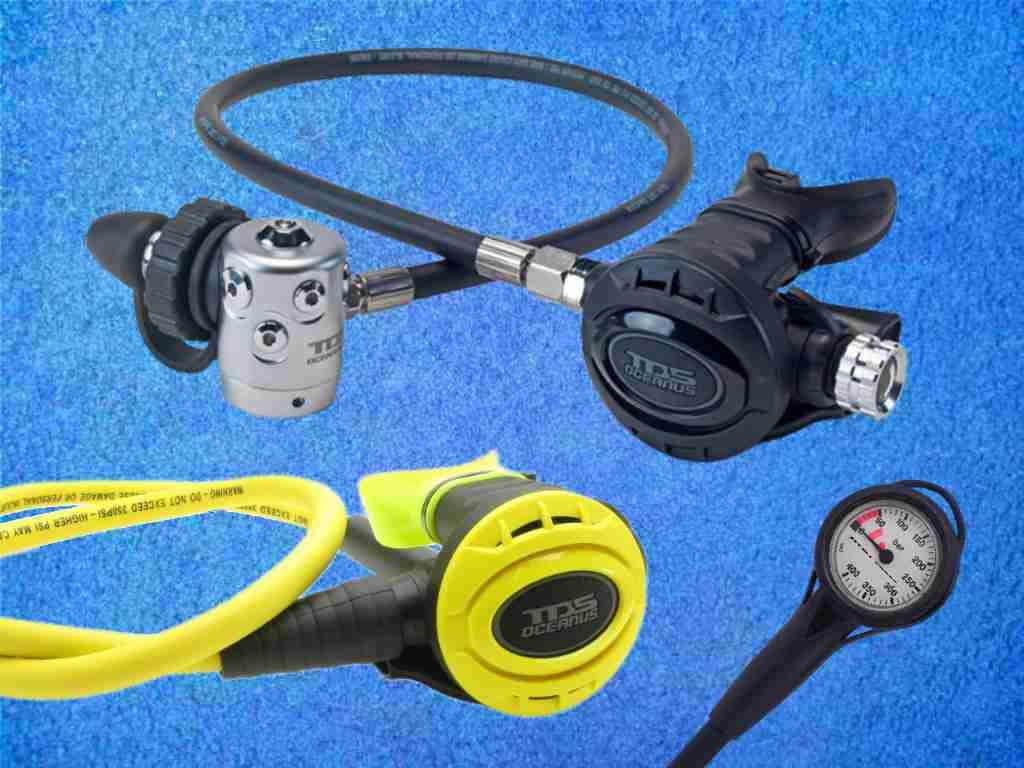 TDS Oceanus Pro Atemregler mit Octopus und Fini